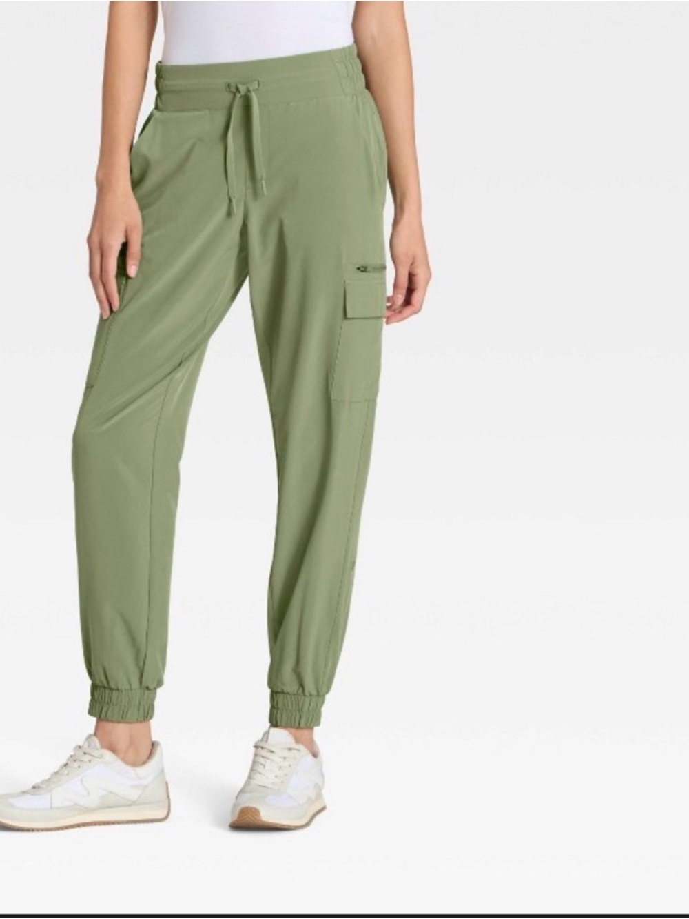 XS Ankle Length- All In Motion Women’s Woven Cargo Joggers